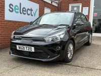 Used Kia Rio 84 HP (61 kW) 2021 Black Hatchback