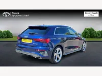 Used Audi A3 Sportback S-Line 150 HP (110 kW) 2022 Blue Hatchback