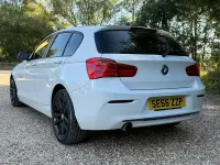 Used BMW 118 Sport Line 136 HP (100 kW) 2016 White Hatchback