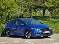 Begagnad Honda Civic SR 120 HK (88 kW) 2017 Blå Halvkombi