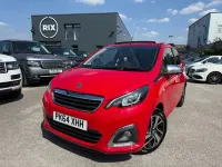 Used Peugeot 108 Allure Top 82 HP (60 kW) 2014 Red Hatchback