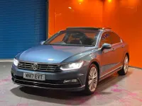 Used VW Passat R-line 240 HP (176 kW) 2017 Blue Sedan