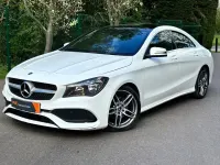 Used Mercedes CLA180 AMG line 122 HP (89 kW) 2018 White Sedan