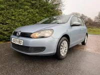 Usado VW Golf VI S 102 HP (75 kW) 2009 Azul Citadino