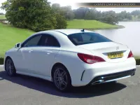 Used Mercedes CLA180 AMG line 122 HP (89 kW) 2018 White Sedan