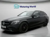 Begagnad Mercedes C200 AMG line 2021 Svart Kombi
