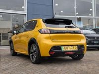 Used Peugeot e-208 Premium 98 kW (134 HP) 2021 Yellow Hatchback
