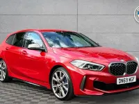 Used BMW M135 Shadowline 302 HP (222 kW) 2020 Red Hatchback