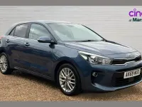 Used Kia Rio 99 HP (72 kW) 2020 Blue Hatchback
