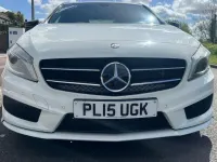 Used Mercedes A220 AMG 170 HP (125 kW) 2015 White Hatchback