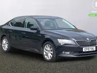 Used Skoda Superb SE 150 HP (110 kW) 2019 Black Hatchback