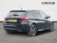 Used Peugeot 308 GT-line 129 HP (94 kW) 2019 Black Hatchback