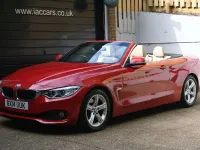 Usado BMW 428 2014 Rojo Descapotable