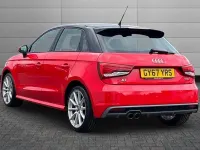 Usado Audi A1 S-Line 125 CV (91 kW) 2018 Rojo