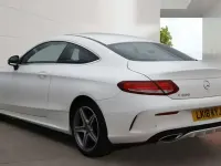 Used Mercedes C200 AMG line 2018 White Coupe