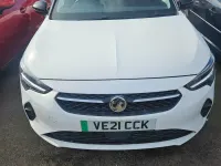 Used Vauxhall Corsa-e Elite 100 kW (136 HP) 2021 White Hatchback