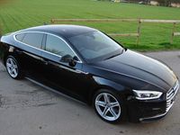 Used Audi A5 Sportback S-Line 150 HP (110 kW) 2018 Brilliant black Hatchback