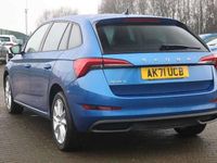 Used Skoda Scala SE L 94 HP (69 kW) 2021 Race blue metallic Hatchback