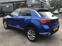 Used VW T-Roc Design 115 HP (84 kW) 2020 Blue SUV