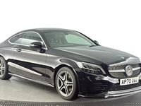 Used Mercedes C200 AMG line 198 HP (145 kW) 2020 Black Coupe