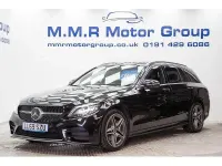 Używany Mercedes C220 AMG line 2019 Czarny Kombi