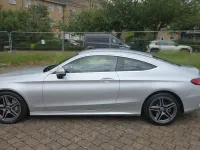 Used Mercedes C200 AMG line 184 HP (135 kW) 2019 Silver Coupe