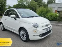 Used Fiat 500C Lounge 105 HP (77 kW) 2016 White Cabriolet