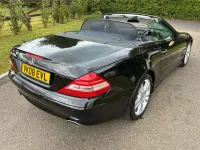 Käytetty Mercedes SL350 272 HP (200 kW) 2008 Musta Avoauto