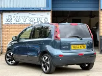 Used Nissan Note N-TEC 110 HP (80 kW) 2012 Blue Hatchback