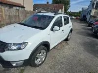 Used Dacia Sandero Stepway Ambiance 90 HP (66 kW) 2014 White Hatchback