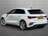 Used Audi A3 S-Line 150 HP (110 kW) 2023 White Sedan