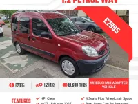 Used Renault Kangoo Authentique 2007 Red MPV