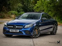 Used Mercedes C43 AMG Premium Plus 390 HP (286 kW) 2021 Blue Coupe