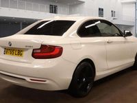 Used BMW 218 Sport Line 2015 White Coupe
