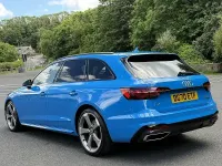 Used Audi A4 Black Edition 190 HP (139 kW) 2020 Blue Estate