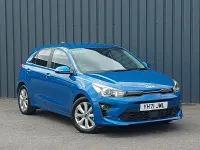 Used Kia Rio 118 HP (86 kW) 2021 Blue Hatchback