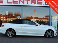 Used Mercedes C220 AMG line 170 HP (125 kW) 2017 White Cabriolet