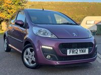 Used Peugeot 107 Allure 68 HP (50 kW) 2012 Purple Hatchback