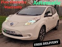 Used Nissan Leaf Tekna 80 kW (109 HP) 2016 White Hatchback