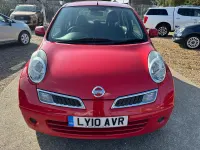 Used Nissan Micra Visia 65 HP (47 kW) 2010 Red Hatchback