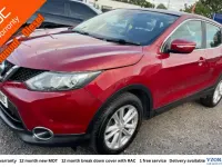 Used Nissan Qashqai Acenta 2014 Red SUV