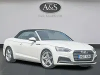 Used Audi A5 Cabriolet S-Line 2017 White Cabriolet