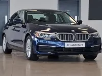 Used BMW 520 Sport Line 190 HP (139 kW) 2017 Blue Hatchback