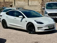 Used Tesla Model 3 Long Range AWD 366 kW (498 HP) 2021 White Sedan