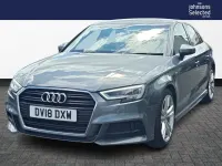 Used Audi A3 S-Line 150 HP (110 kW) 2018 Grey Sedan