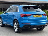 Begagnad Audi Q3 S-Line 150 HK (110 kW) 2022 Blå SUV