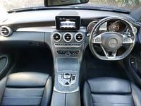 Used Mercedes C220 AMG line 170 HP (125 kW) 2018 Blue Coupe