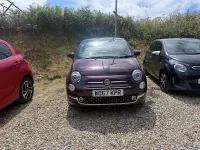 Used Fiat 500 Lounge 69 HP (50 kW) 2018 Red Hatchback