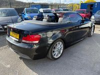Used BMW 120 Cabriolet M Sport 2009 Black Cabriolet