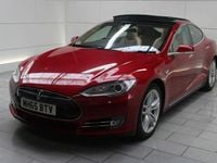 Used Tesla Model S 310 kW (422 HP) 2016 Red Hatchback